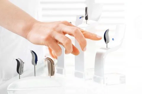 Hearing aids. Stock Photos