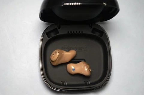Hearing Aids 스톡 사진
