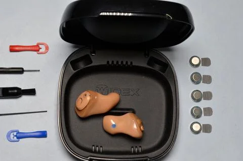 Hearing Aids Stock-Fotos