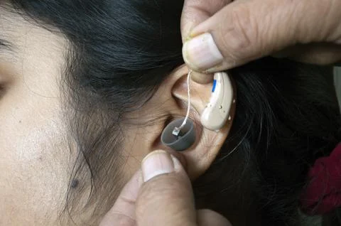 Hearing Aids Foto stock