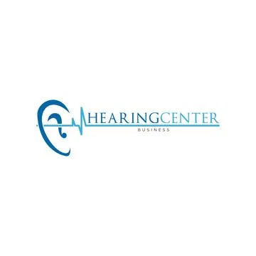 Hearing center icon logo design inspiration Stock Illustration
