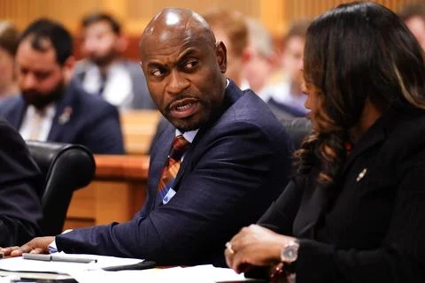 Hearings continue for Georgia election interference case at Fulton County court, Stock Photos