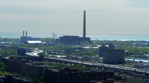 Hearn Generating Station - Toronto Canada Stock Footage 50141508