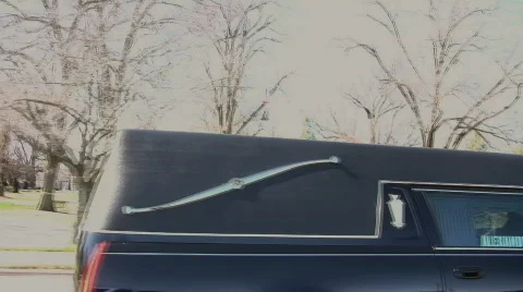 Hearse Stock Footage