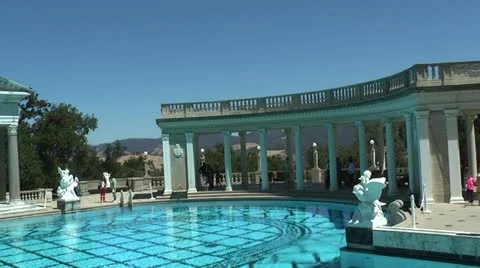Hearst Castle - Pool Stock-Footage 11293149