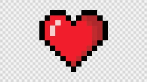 Heart 2 BIG isolated wipe down Stock Footage 148182162