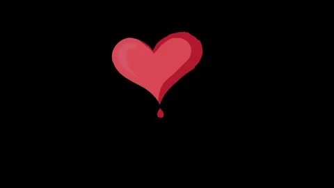 Heart 2d animation video Stock Footage 278727502