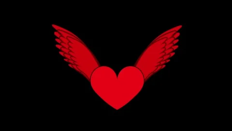 Heart 2d animation video Stock Footage 278727506