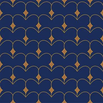 Heart abstract background seamless pattern Stock Illustration