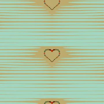 Heart abstract background vintage pattern Stock Illustration