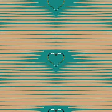 Heart abstract background vintage pattern Stock Illustration