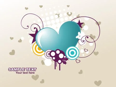 Heart abstract Stock Illustration