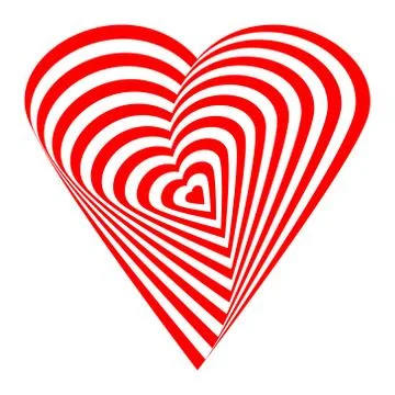 Heart abstract vector background Stock Illustration