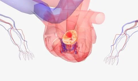 Heart and Arterial System Stock Illustration