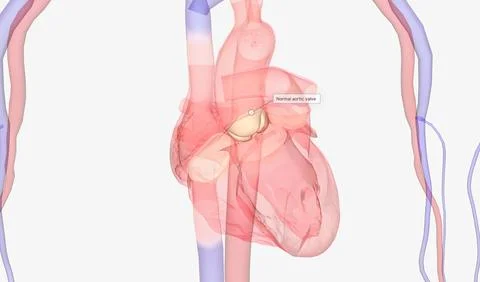 Heart and Arterial System Stock Illustration