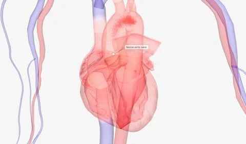 Heart and Arterial System Stock Illustration