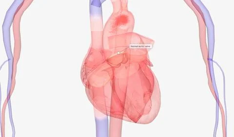 Heart and Arterial System Stock Illustration