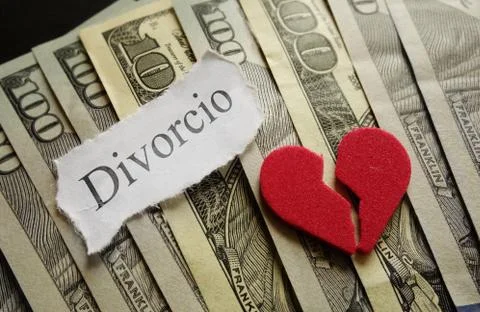 Heart and Divorcio Stock Photos