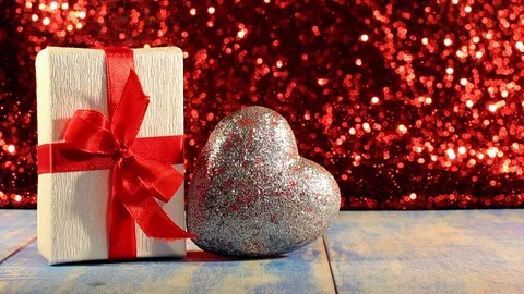 Heart and gift Stock Footage 121023218