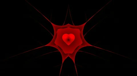 Heart and pulse in the blood vessels 720 Stock Footage