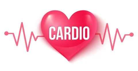 Heart and pulse. Stock Illustration