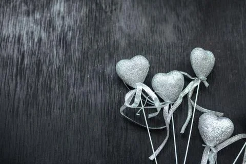Heart and spruce Stock Photos