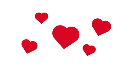Heart animation graphic Video stock 305806487
