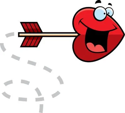 Heart Arrow Stock Illustration