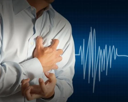 Heart attack Stock Illustration