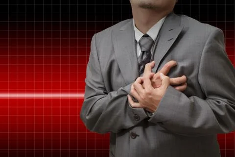 Heart attack Stock Illustration