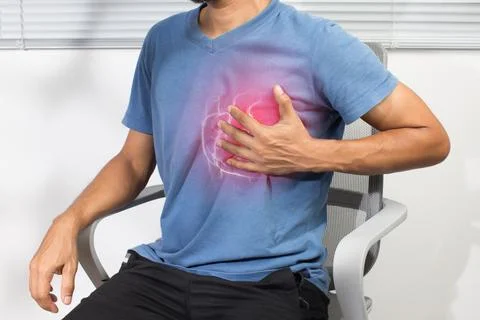 Heart attack. Stock Photos