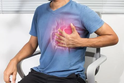 Heart attack. Stock Photos