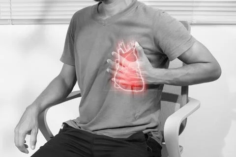 Heart attack. Stock Photos