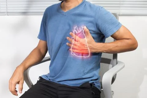 Heart attack. Stock Photos