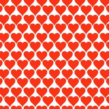 Heart background in flat design. Basic element graphic design Stock Illustration