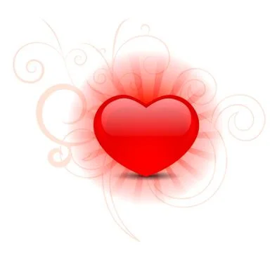 Heart background Stock Illustration