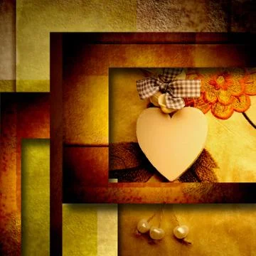 Heart background Stock Illustration
