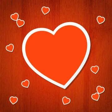 Heart background Stock-Illustration