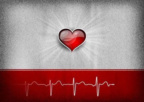 Heart background Illustrazione stock