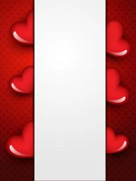 Heart background Stock Illustration