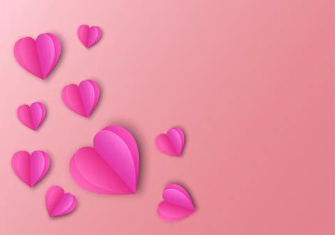 Heart background Stock Illustration