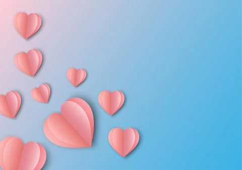 Heart background Stock Illustration