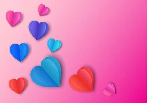 Heart background Stock Illustration