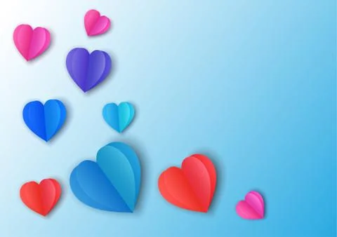 Heart background Stock Illustration