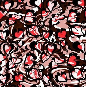 Heart background. Stock Illustration