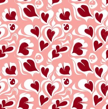 Heart background. Illustrazione stock