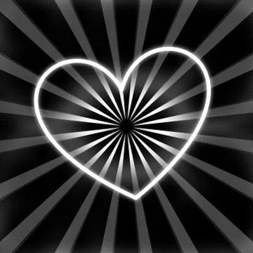 Heart background lovely creative design Stock Illustration