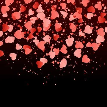 Heart background pattern Stock Illustration