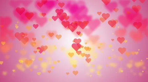 Heart background  rise Stock Footage 69050167