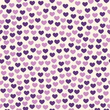 Heart background. Seamless vector pattern Stock Illustration